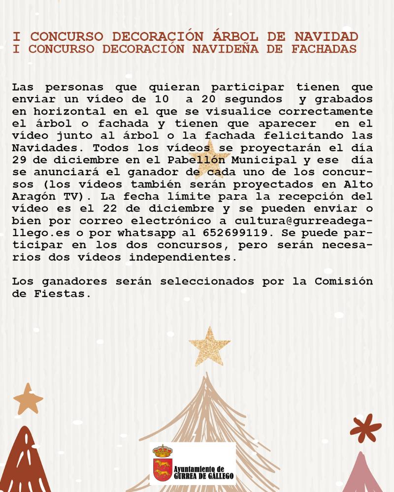 Imagen Concurso de Decoración del Árbol de Navidad y Concurso de Decoración Navideña de fachadas