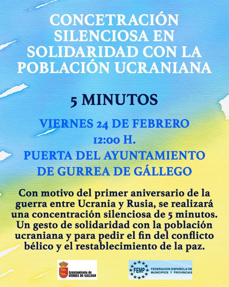 Imagen Concentración silenciosa en solidaridad con Ucrania