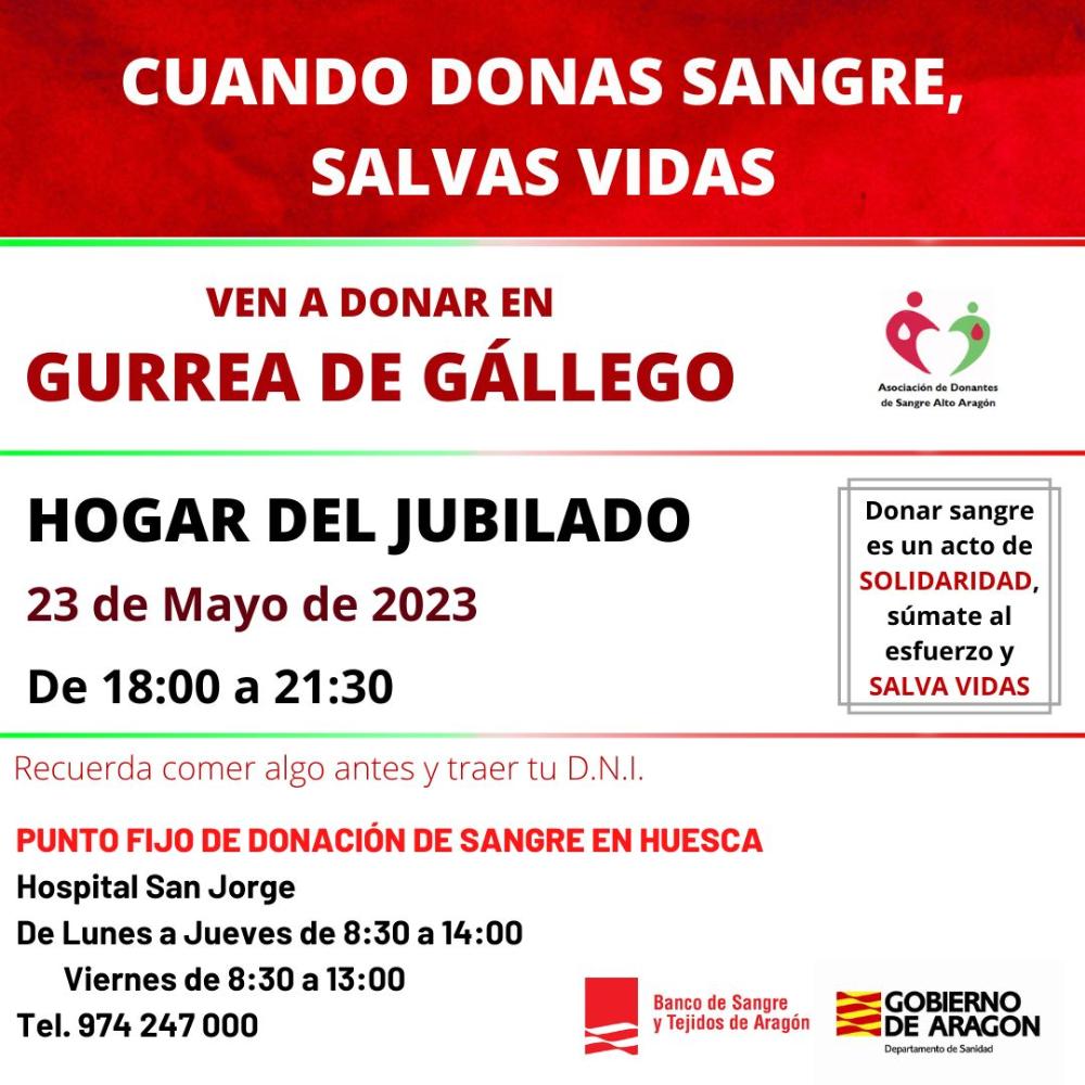 Imagen Donación de Sangre en Gurrea