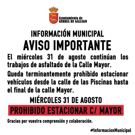 Imagen Miércoles 31: prohibido estacionar desde la calle de las Piscinas hasta...